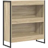 vidaXL Bücherregal Sonoma 80 x 30 x 155 cm Braun