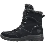 Rieker Damen L7145 Schnürstiefel, Schwarz, 42 EU
