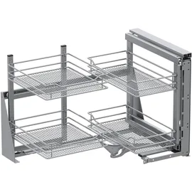 Vauth-Sagel Eckschrankauszug-Set 900 mm 1 Stk. grau/silber