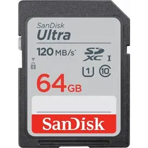 SanDisk Ultra SDHC/SDXC UHS-I U1 120 MB/s 64 GB