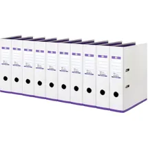 Oxford myColour DIN A4 80 mm Weiß/Violett 10 St.