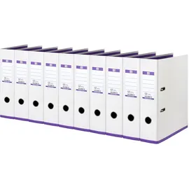 Oxford myColour DIN A4 80 mm Weiß/Violett 10 St.