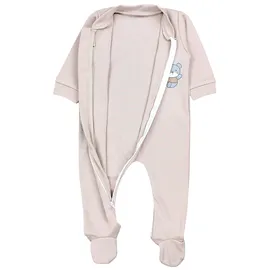 TupTam Unisex Schlafstrampler 3er Pack Baumwolle mit Fuß Jungen, Gr. 80 - 80