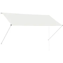vidaXL Einziehbare Markise 250 x 150 cm creme