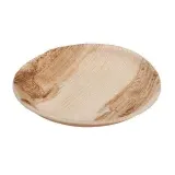 Greenbox BIOZOYG Palmware Hochwertiges Palmblattgeschirr I 200 Stück Palmblatt Teller rund Ø 15 cm I Bio Einweggeschirr biologisch abbaubar Partygeschirr Einmalgeschirr Wegwerfgeschirr