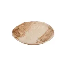 Greenbox BIOZOYG Palmware Hochwertiges Palmblattgeschirr I 200 Stück Palmblatt Teller rund Ø 15 cm I Bio Einweggeschirr biologisch abbaubar Partygeschirr Einmalgeschirr Wegwerfgeschirr