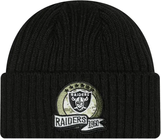 New Era Los Angeles Raiders Beanie Schwarz