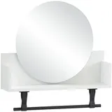 MÖBELPARTNER Ella Wandregal 59,8 x 13,5 x 45 cm Weiß