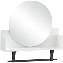 MÖBELPARTNER Ella Wandregal 59,8 x 13,5 x 45 cm Weiß