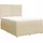 vidaXL Boxspringbett mit Matratze Creme 140x200 cm Stoff