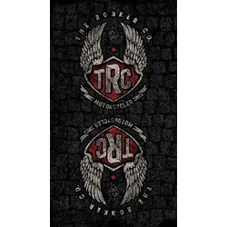 Rokker Fallen Angel, Multifunktionstuch - Schwarz/Grau/Rot