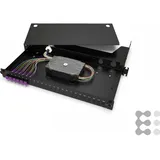 Corning Cable Systems Corning LANSCAPE Spleißbox LAN1 6 xLCD OM3/4 PGTL sw LAN1-12AV-PGTL-B