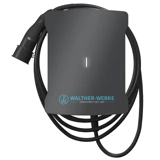 WALTHER-WERKE Wallbox basicEVO PRO 11 kW inkl. 5m Kabel - AMPERFIED - §14a EnWG