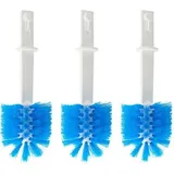 Dometic WC-Bürste Brush & Stow Blau/Weiß 3er Set