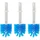 Dometic WC-Bürste Brush & Stow Blau/Weiß 3er Set