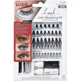 Kiss New York KISS Lash Couture 3D DIY Faux Extensions Lash Mapping Set, Wimpern Extensions, 42 Cluster