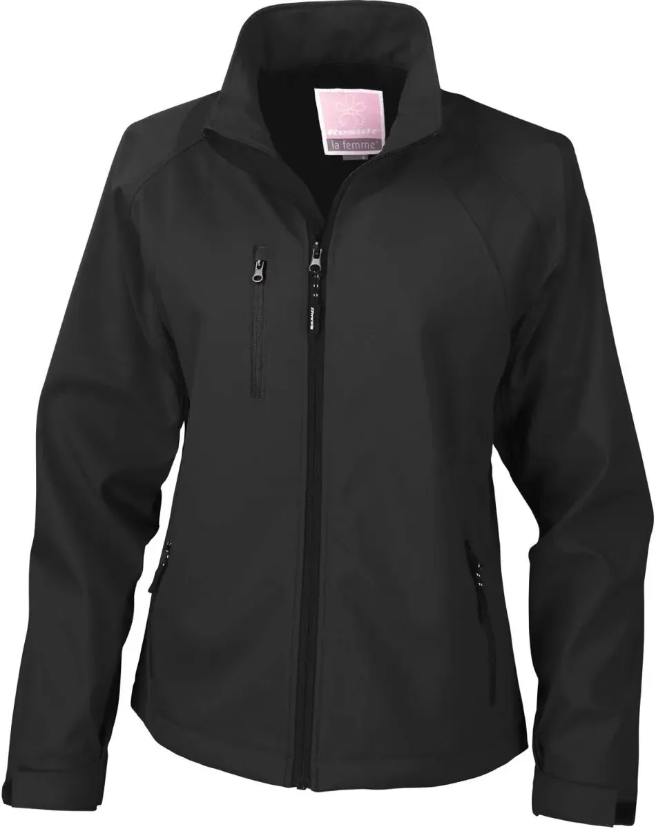 Result Damen 2-Lagen Softshell Jacke Softshell-Jacke R128F black S