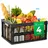 Novaliv Klappbox 30 L 4-tlg. Schwarz