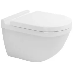 Duravit Starck 3 Wand-WC Rimless Set 45270900A1, Badkeramik, weiß