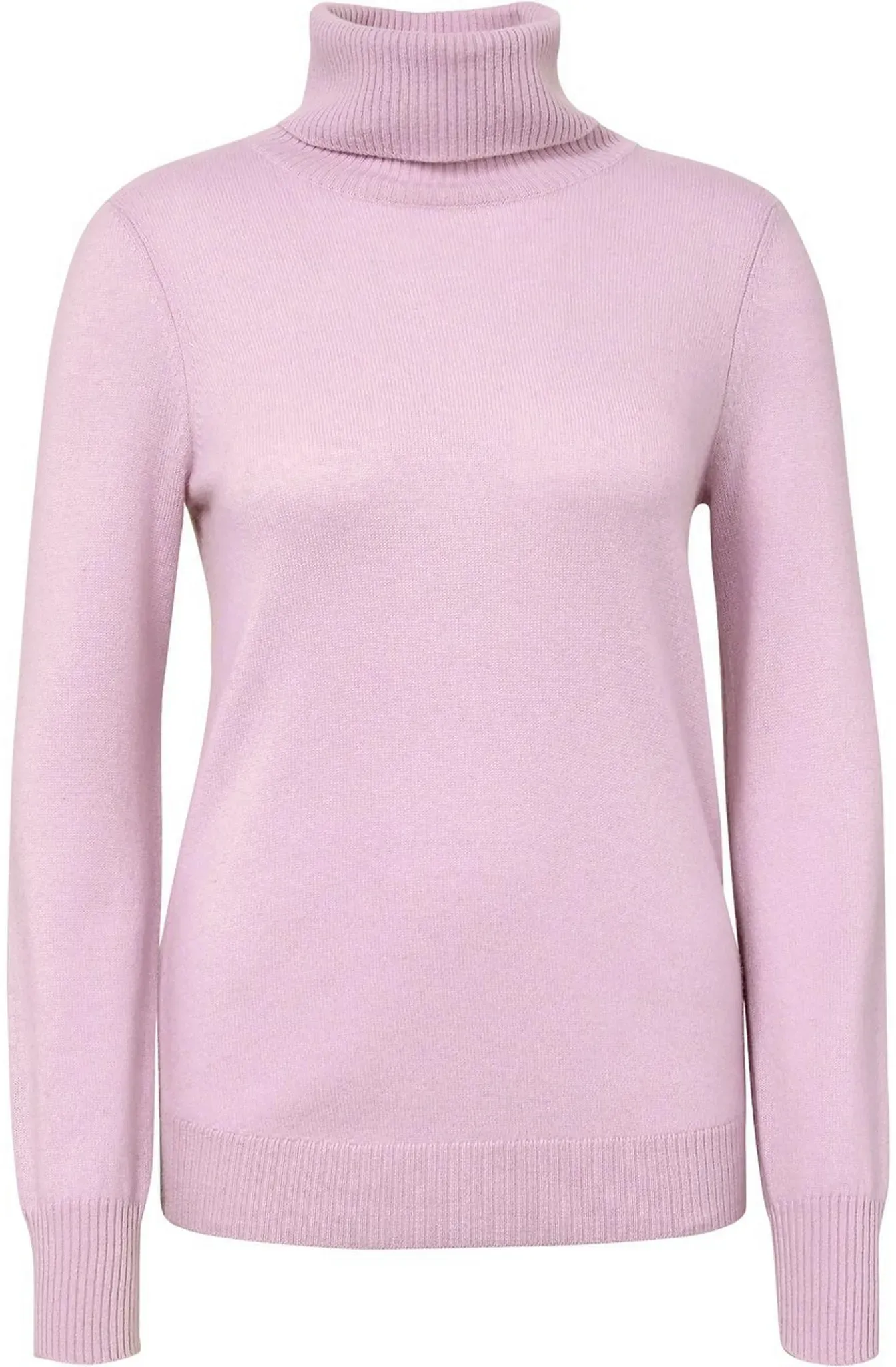 Le pull col roulé 100% cachemire  Peter Hahn Cashmere rosé