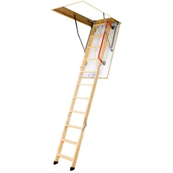 FAKRO Bodentreppe LWK Komfort 60x120/280 Holz, Raumhöhe bis 280cm, 3-teilig