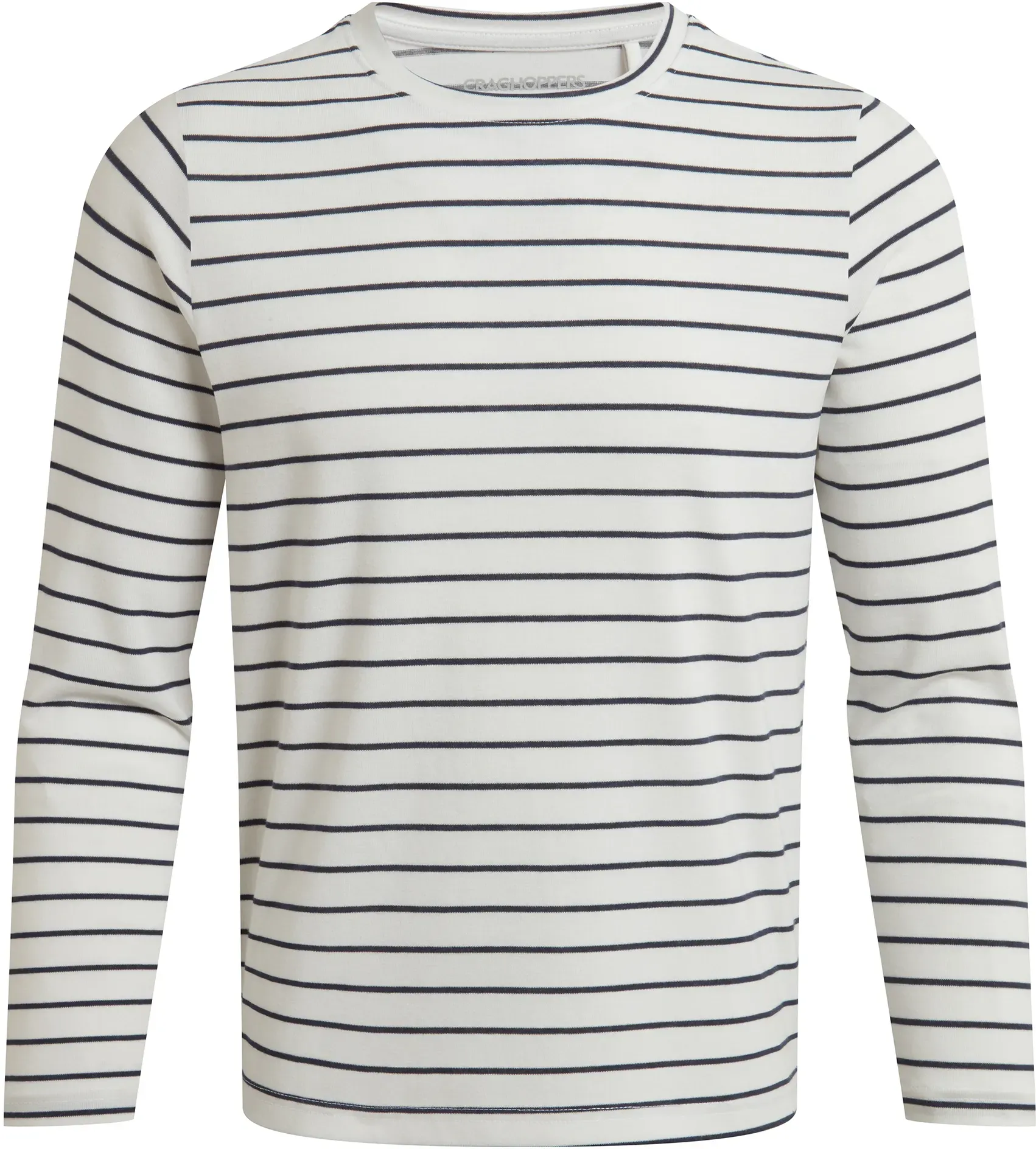 Craghoppers Damen NosiLife Akona Langarmshirt - 36 - Blue Navy Stripe
