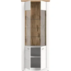 xonox.home Standvitrine  Accadia 85 x 37 x 205 cm Weiß
