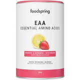 foodspring EAA Powder – EAA Pulver enthält alle essentiellen Aminosäuren – zuckerfrei (420g | 30 Portionen | 1 Messlöffel = 14g | Erdbeere & Zitrone)