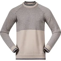 Bergans Herren Alvdal Wool Pullover (Größe L, beige)