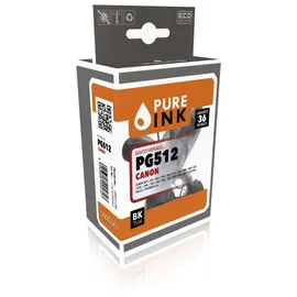 Pure Ink 170745990041 PG512 kompatible Druckerpatronen Schwarz 15 ml 401 Seiten