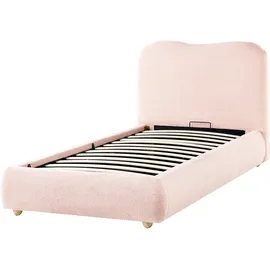 Beliani Blagnac 90 x 200 cm Rosa