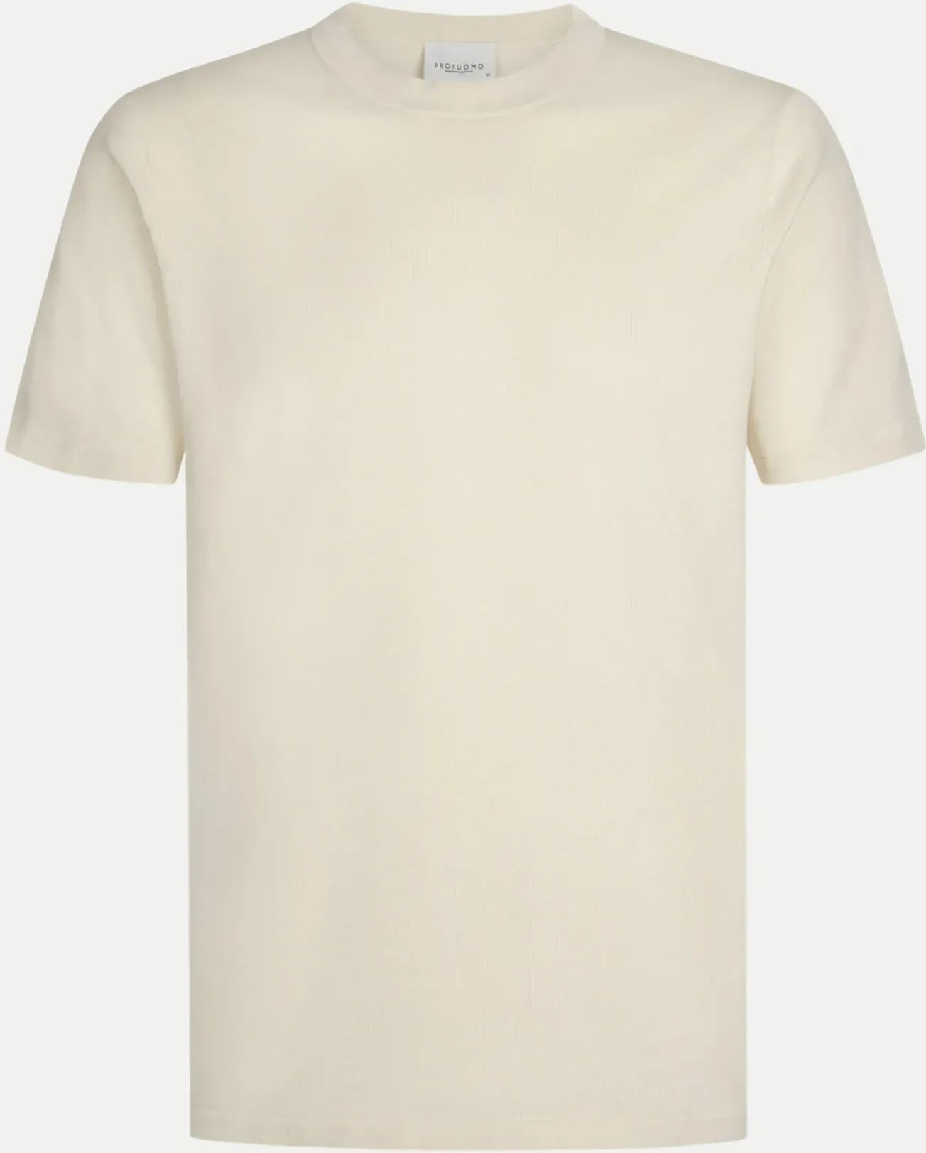 T-Shirt mit Rundhalsausschnitt Beige L