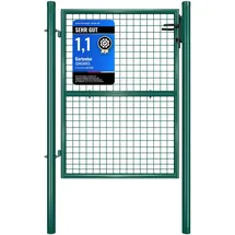 Songmics Gartentor 106 x 125 cm Grün/Stahl
