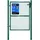 Songmics Gartentor 106 x 125 cm Grün/Stahl