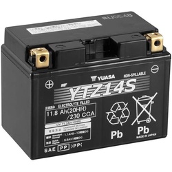 YUASA YTZ14S Starterbatterie AGM 12V 11,2Ah 230A Motorradbatterie