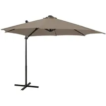 vidaXL Ampelschirm Ø 300 cm Taupe