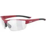 Uvex Sportstyle 612 Variomatic light 3390 red matt/smoke