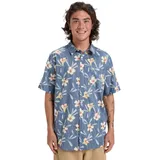 QUIKSILVER Kurzarmhemd Blau M