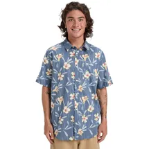 QUIKSILVER Kurzarmhemd Blau M