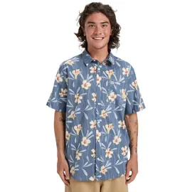 QUIKSILVER Kurzarmhemd Blau M