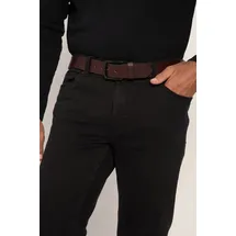 Jp1880 Herrengürtel Leder 4 cm breit braun 165