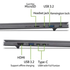 Acer Aspire 16 AI A16-61M-R98E AMD Ryzen AI 5 330 16 GB RAM 512 GB SSD
