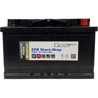 Quality Batteries Q-Batteries Start-Stop EFB Autobatterie EFB65 12V 65Ah