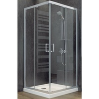 Duschkabine Duschabtrennung Dusche Glas Klarglas Viereck 80 x 80 x 185 cm MO