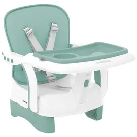 KIKKABOO Kinderstuhl, Boostersitz Chewy, Doppeltablett, Sicherheitsgurt, faltbar grün
