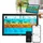 shop'n smile ideoon WLAN Funk Wetterstation mit XXL-Farb-Display Schwarz
