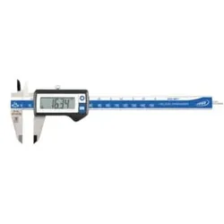 Helios Preisser Digitaler Taschenmessschieber eckiges Tiefenmaß 150 x 40 mm