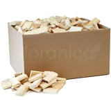 Floranica 20kg Holzblöcke Holzstücke Holzklötze Feuerholz Anmachholz Brennholz Anzündholz für Kamin Ofen Feuerschalen Lagerfeuer fein geschliffen und trocken