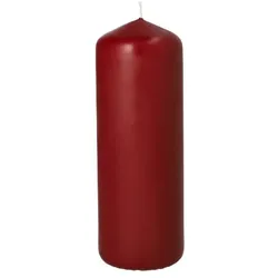 Papstar Stumpenkerzen Ø 60 mm 165 mm bordeaux, 10 x 1 Stück