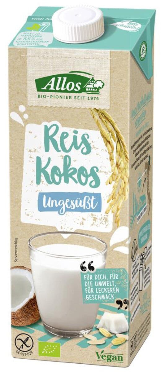 Allos Reis-Kokos Drink ungesüßt glutenfrei 1000 g